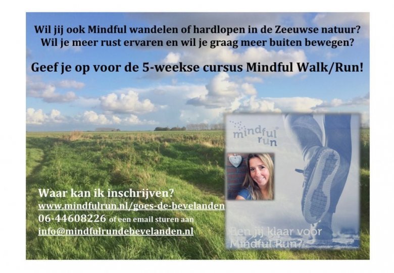 Mindful (hard)lopen in Zeeland